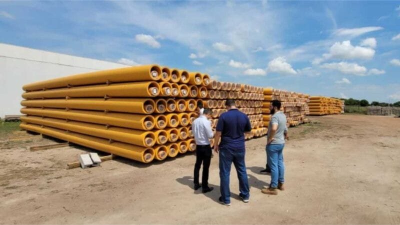 Executado pelo Governo de MT, obra do gasoduto atinge 99% de execução em Cuiabá