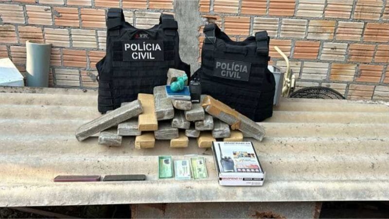 Polícia Civil apreende grande quantidade de drogas e desarticula esquema de tráfico em Guarantã do Norte