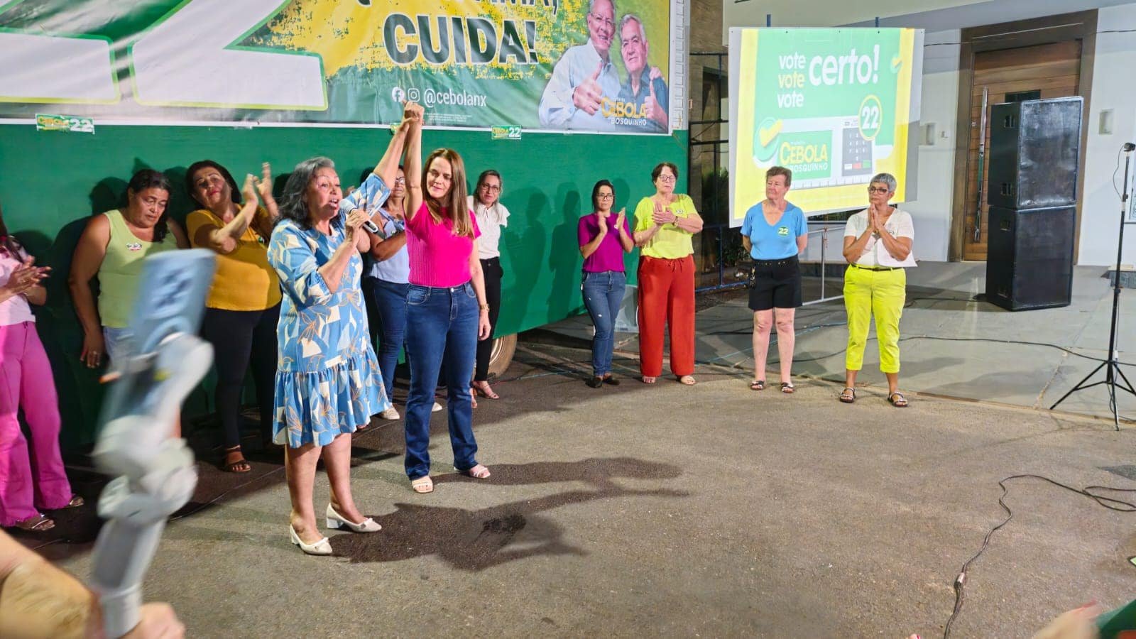 Mulheres projetam vitória de Cebola em nova Xavantina