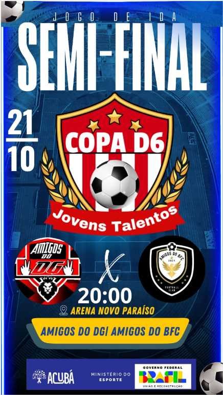 Os jogos acontecerão na Arena Paraíso, no bairro Novo Paraíso