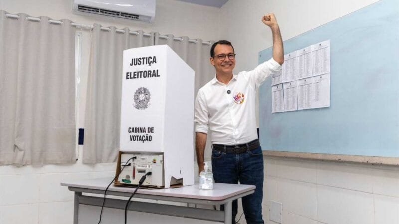 Lúdio vota e destaca crescimento da campanha em Cuiabá