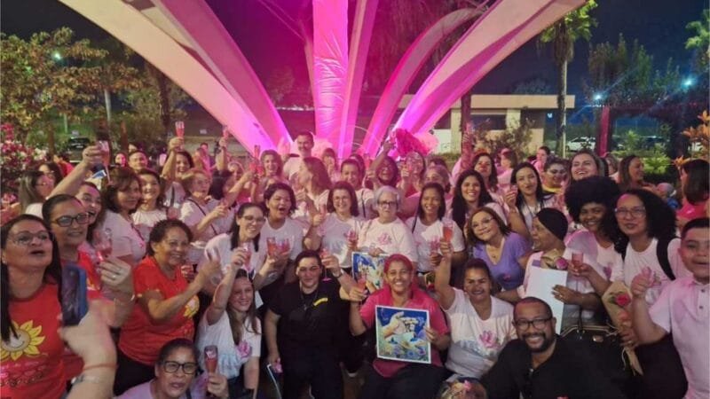 Maria Tezolin participa do lançamento da Campanha Outubro  Rosa e Novembro Azul