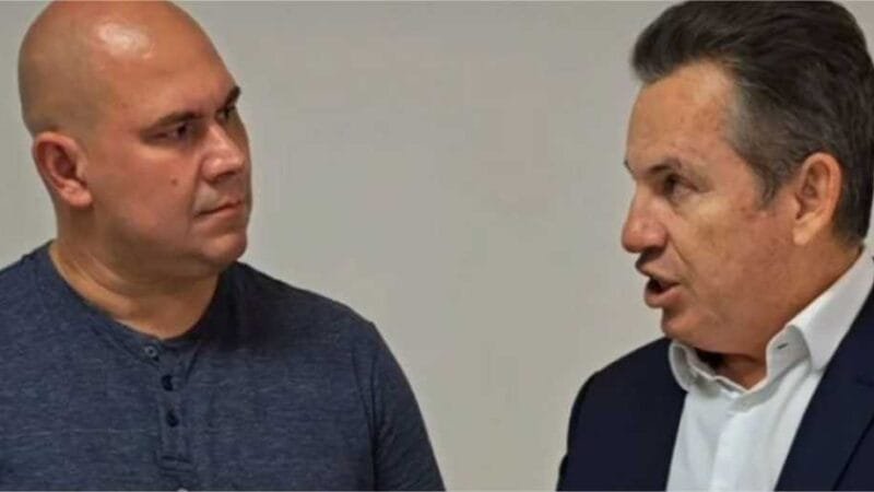 Vídeo | Mendes oficializa apoio a Abilio no 2º turno: ‘você será uma pessoa que vai varrer a corrupção da Prefeitura de Cuiabá’