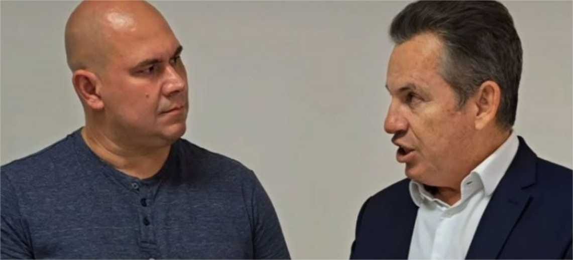 Vídeo | Mendes oficializa apoio a Abilio no 2º turno: ‘você será uma pessoa que vai varrer a corrupção da Prefeitura de Cuiabá’