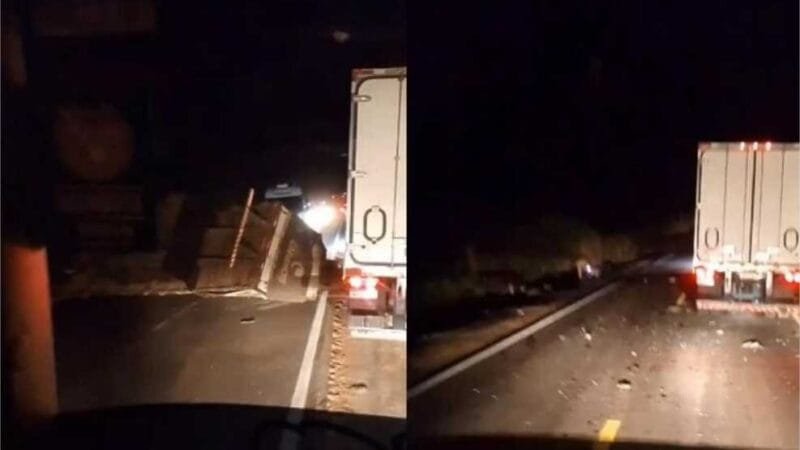 Colisão entre carreta e veículo de passeio deixa quatro mortos na BR-364; veja vídeo