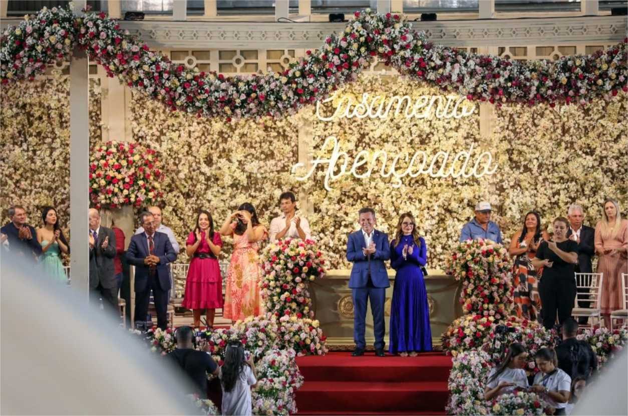 Primeira-dama de MT anuncia inscrições da 3ª edição do Casamento Abençoado com sorteio de 4 imóveis