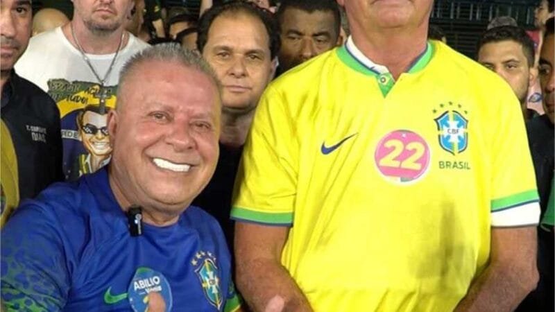 Presidente da Câmara Municipal de Cuiabá recepciona Jair Messias Bolsonaro