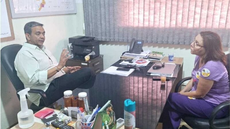 Maria Tezolin mantém diálogo com secretário sobre serviço de regularização fundiária em Várzea Grande