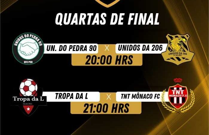 Tem jogos da Copa Kl Distribuidora nesta quinta-feira (10)