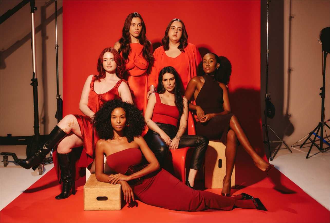 Cleo estreia como diretora de fotografia em editorial de moda para campanha de Nativa SPA Cereja Rouge do Boticário