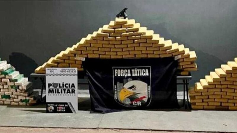 Polícia Militar registra aumento de 204% nas apreensões de drogas