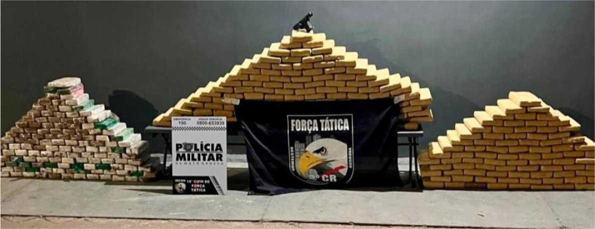 Polícia Militar registra aumento de 204% nas apreensões de drogas