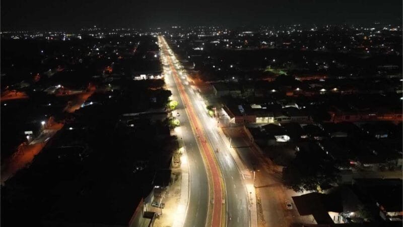 Governo conclui duplicação de 2,6 km da Avenida V2 em Cuiabá