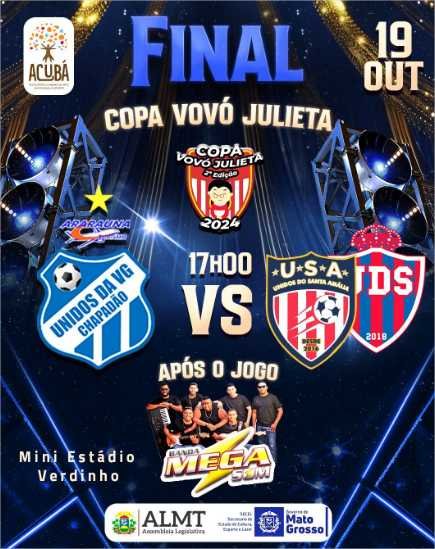 A grande final da Copa Vovó Julieta é neste sábado (19)