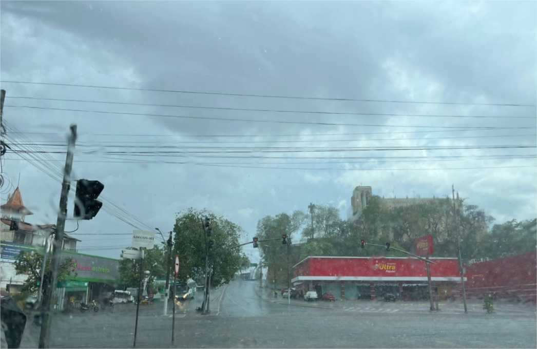 Cuiabá deve ter semana de chuvas intensas; outros municípios são afetados