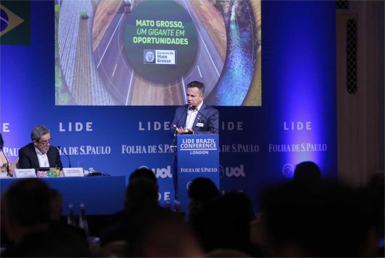 Governador apresenta oportunidades de investimentos em MT e defende punições mais duras aos crimes ambientais