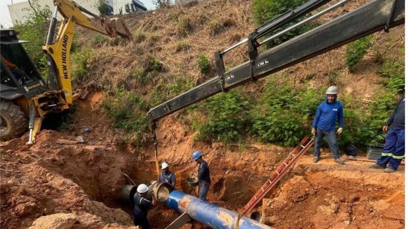 Abastecimento de água será interrompido no próximo sábado (12) para obras em Complexo Leblon