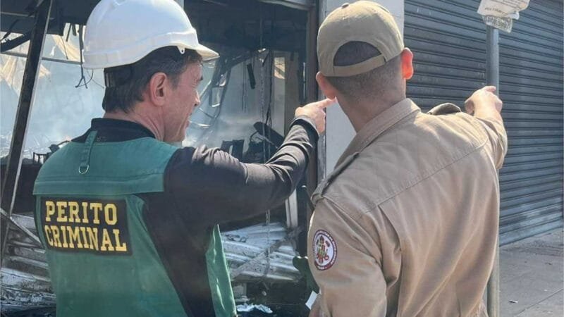 Politec conclui laudo sobre incêndio que destruiu Shopping Popular