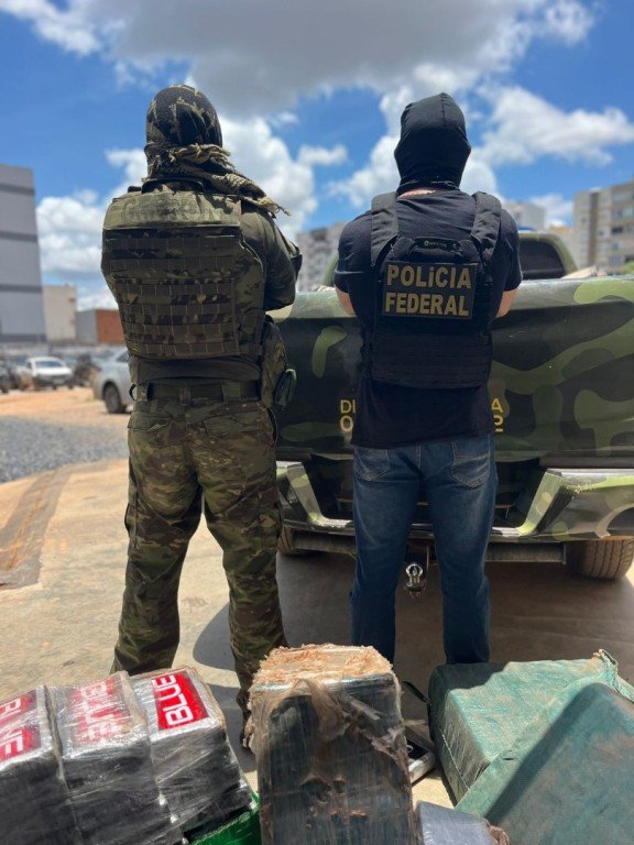 PF apreende, em ação conjunta, 552 quilos de cocaína no MT