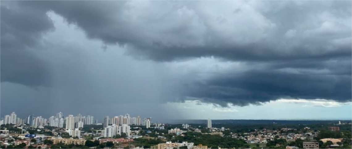 Pancadas de chuva devem cair nesta semana, mas calor prevalece em Cuiabá