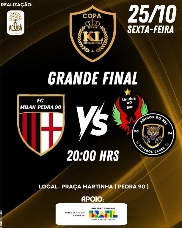 Grande final da Copa Kl Distribuidora é nesta sexta (25)