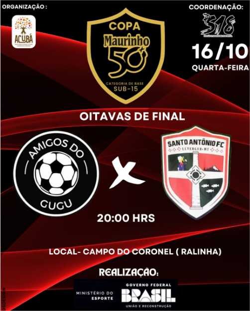 Tem jogos da Copa Maurinho nesta quarta (16)