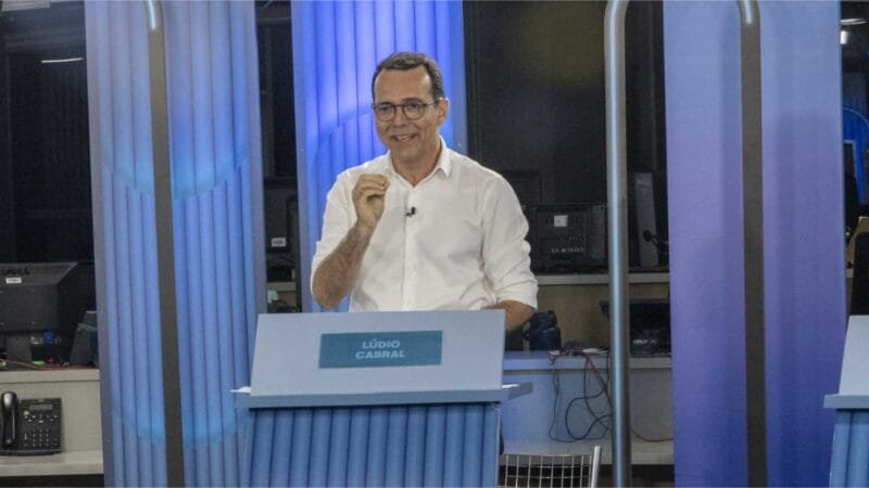 Lúdio foca em propostas para Cuiabá e mostra apoio do governo federal em debate na TVCA
