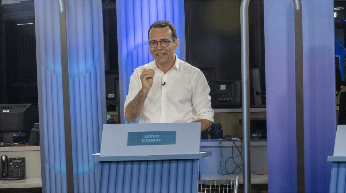Lúdio foca em propostas para Cuiabá e mostra apoio do governo federal em debate na TVCA