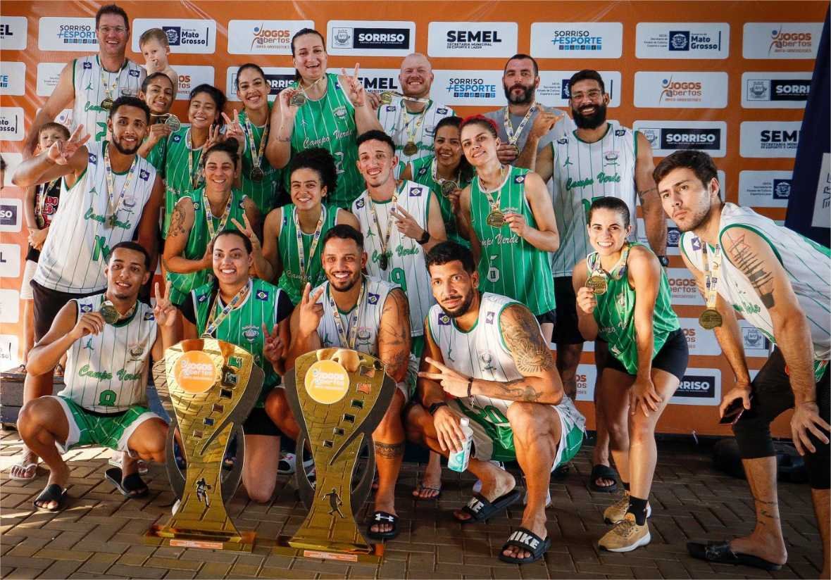 Seleções de Campo Verde, Alta Floresta e Tangará da Serra são campeãs dos Jogos Abertos Mato-grossenses 2024
