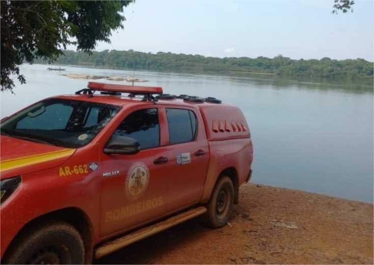 Nova Bandeirantes: Bombeiros resgatam corpo de homem que estava desaparecido no rio Juruena