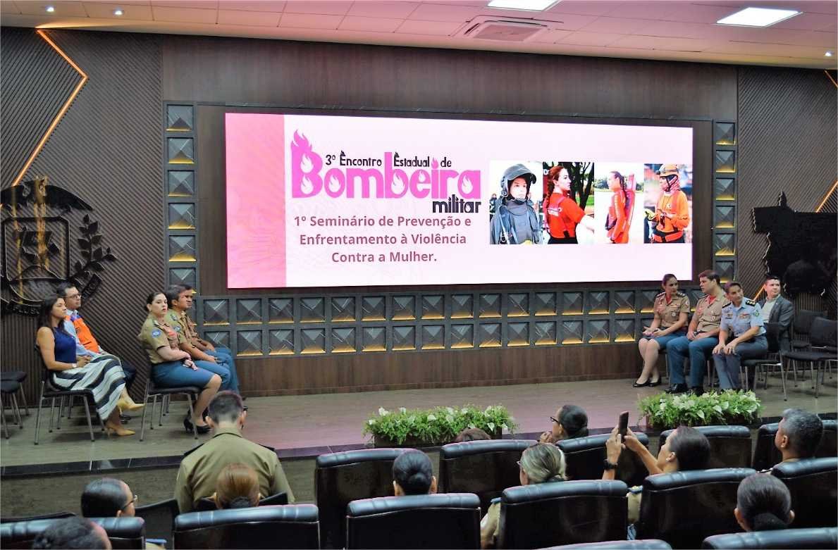 Encontro de Bombeira Militar aborda temas focados na prevenção à violência contra a mulher