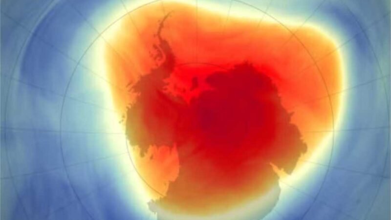 Esta imagem da Nasa mostra recuperação do buraco da camada de ozônio