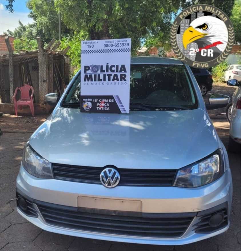 Força Tática apreende adolescente, prende jovem e recupera veículo roubado