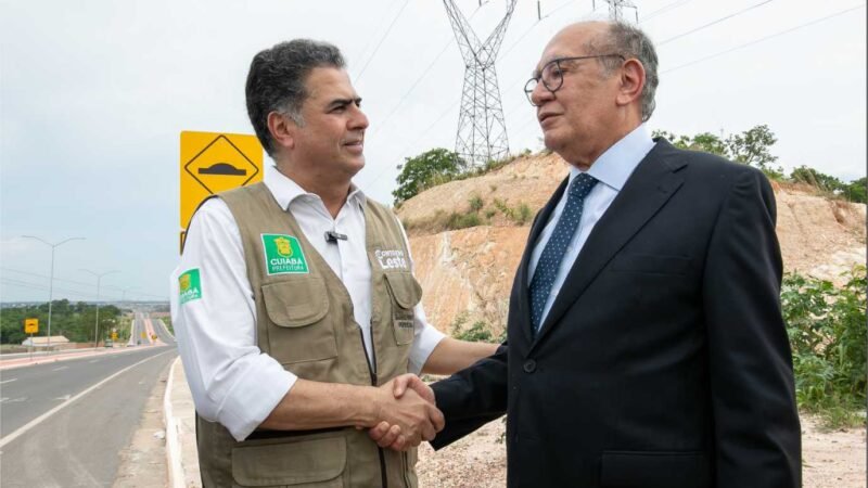Prefeito apresenta Contorno Leste ao ministro Gilmar Mendes e a anuncia entrega da primeira etapa em dezembro