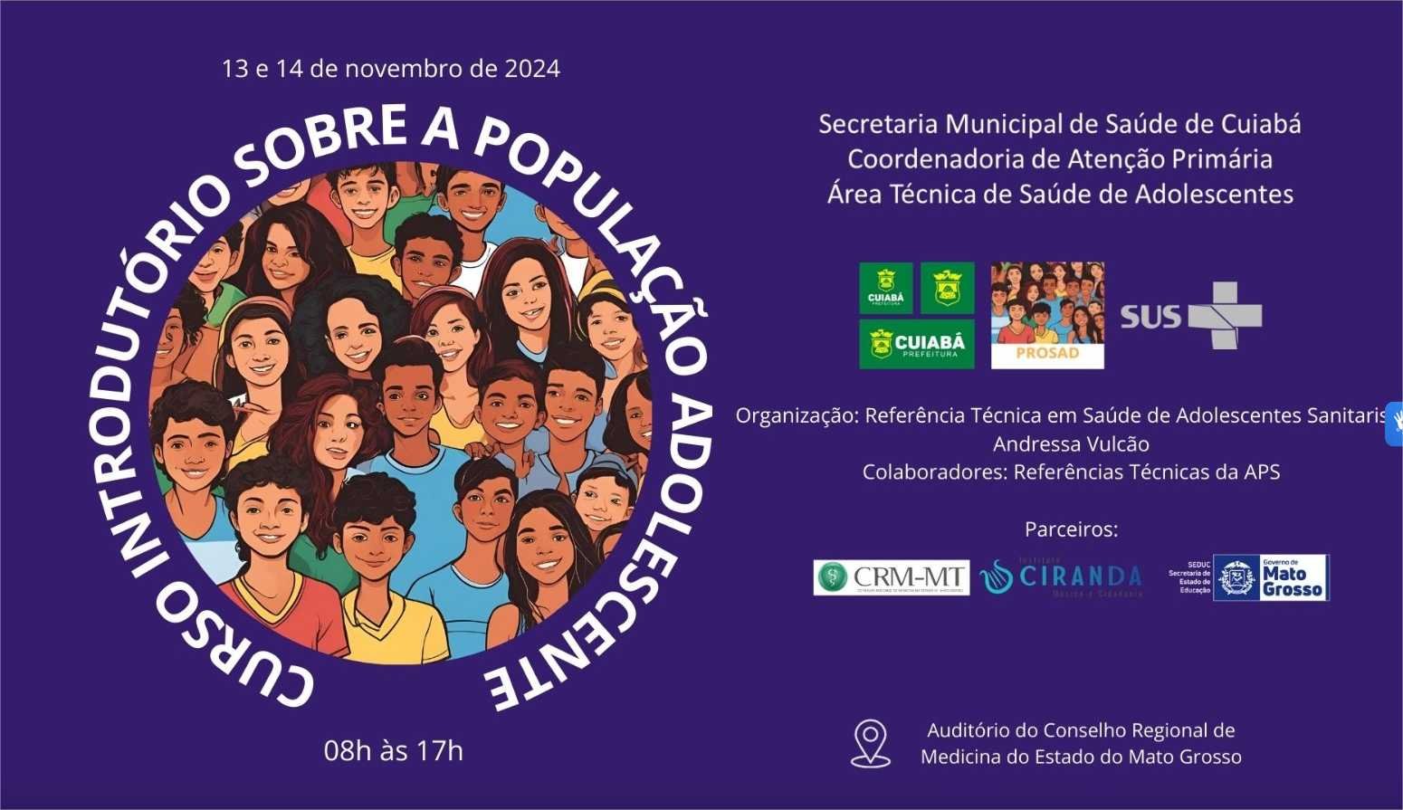 Secretaria Municipal de Saúde promove ‘Curso Introdutório sobre Saúde do Adolescente’