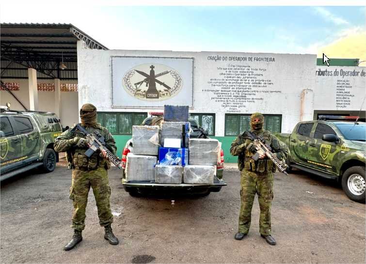 Gefron apreende 1,8 tonelada de drogas e gera prejuízo de R$ 64 milhões ao crime organizado