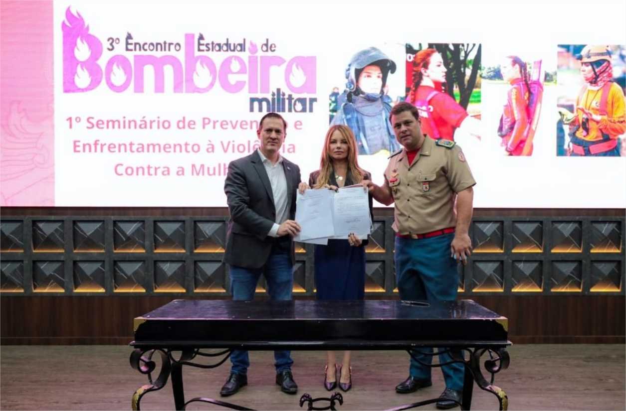 Primeira-dama de MT participa do 3º Encontro de Bombeira Militar e reforça compromisso no combate à violência doméstica e feminicídio