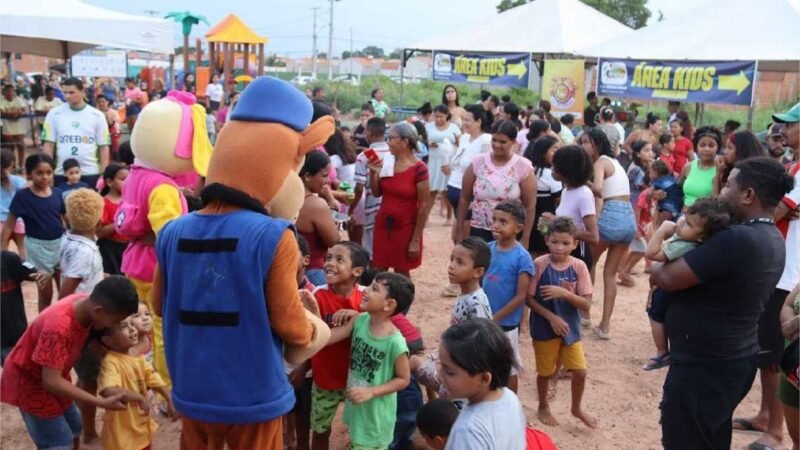 “Dia de Alegria” leva parque de diversão para mais de 2 mil pessoas no Nico Baracat