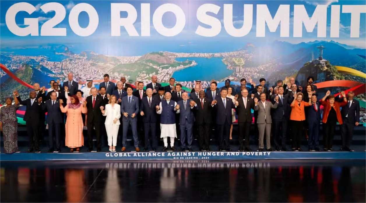 G20 tem nova foto oficial no Rio, agora com Biden, Trudeau e Meloni… mas com outros faltosos, como Milei e Lavrov