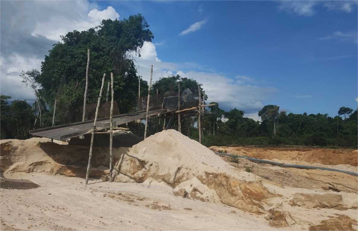 Operação integrada fiscaliza área de garimpos no norte de MT e constata danos ambientais