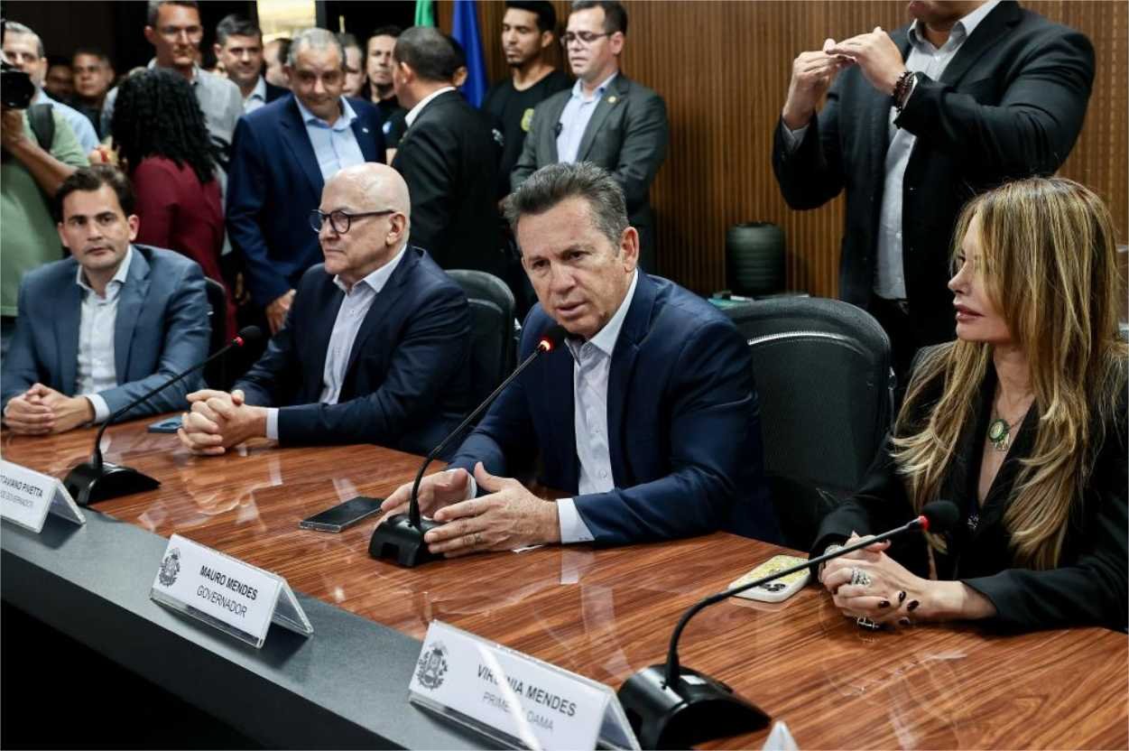 Governador lança pacote de medidas integradas para combate ao crime organizado em MT