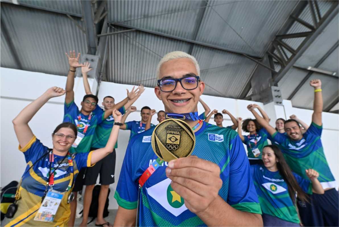 Mato Grosso fica no Top 10 no quadro de medalhas dos Jogos da Juventude em João Pessoa