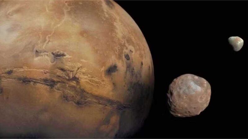 Luas de Marte em formato de batata são restos de asteroide azarado, diz estudo