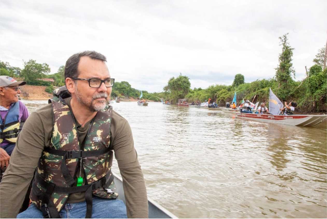 Lúdio realiza caravana partindo de Cáceres e audiência pública em Alto Paraguai no Dia do Rio Paraguai