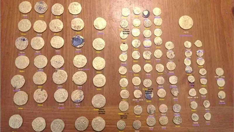 Autoridades recuperam US$ 1 milhão em moedas roubadas de naufrágio do século 18