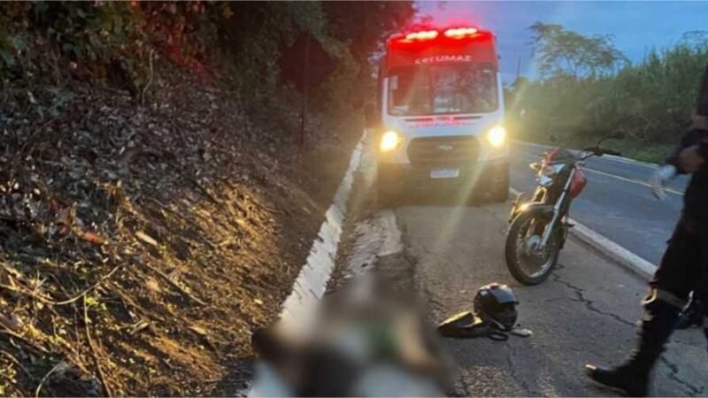 Motociclista morre em acidente na BR-364 em Rondonópolis