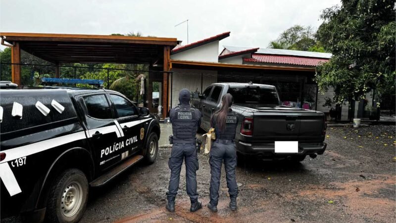 Polícia Civil cumpre 21 buscas em investigação de desvio de cargas e lavagem de dinheiro em Nova Mutum