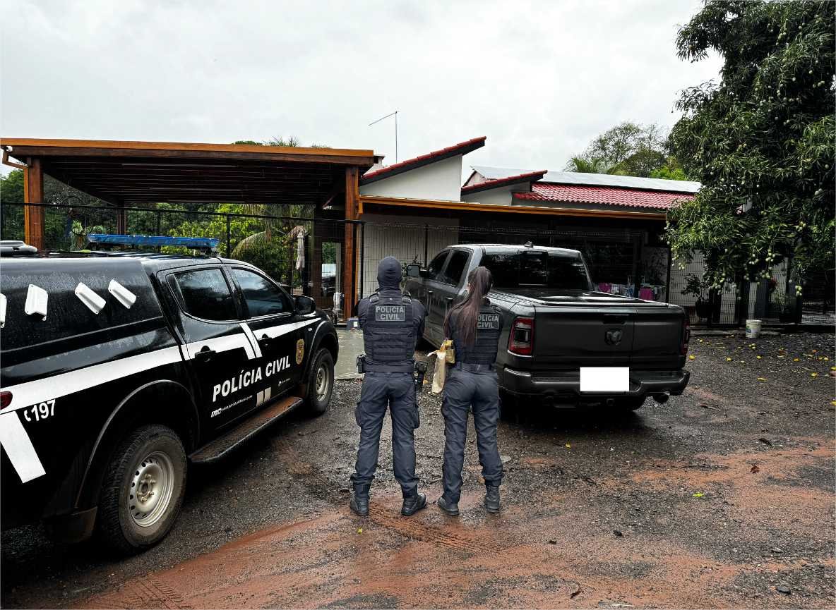 Polícia Civil cumpre 21 buscas em investigação de desvio de cargas e lavagem de dinheiro em Nova Mutum