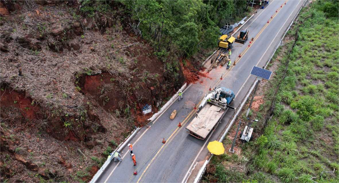 Trânsito no trecho do Portão do Inferno será totalmente interrompido entre 27 e 29 de novembro
