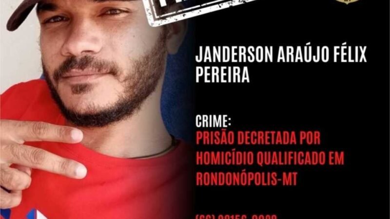 Polícia Civil procura autor de homicídio de morador de rua em Rondonópolis